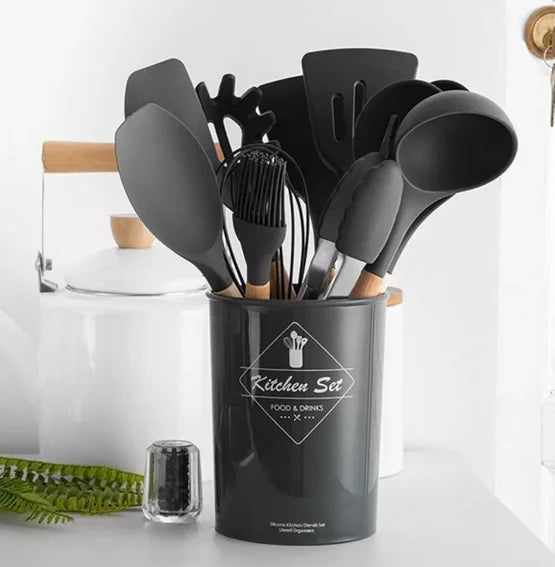 Kit de 12 Utensílios de Cozinha