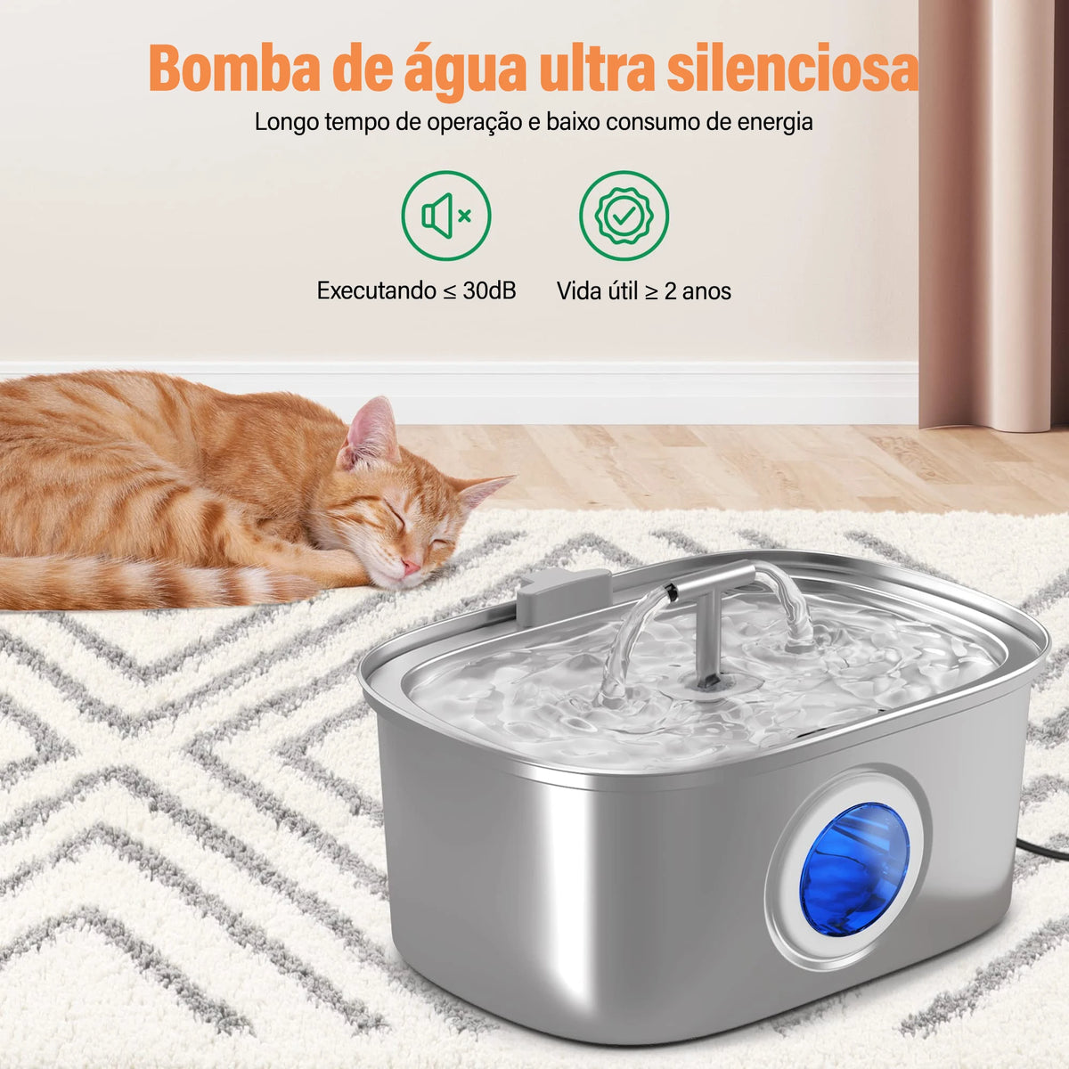 Bebedouro automático para pet